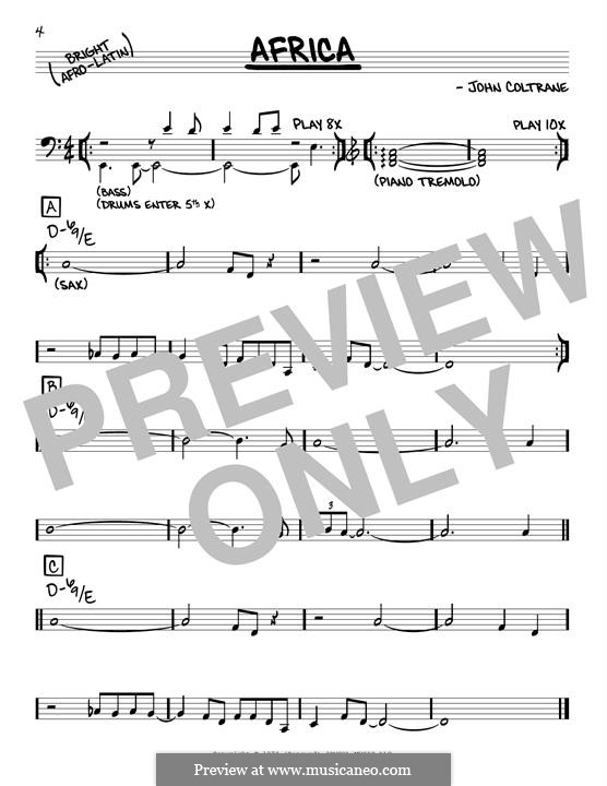 Africa: Africa by John Coltrane