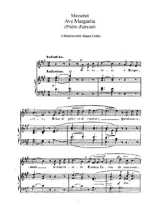 Ave Margarita: Ля мажор by Жюль Массне