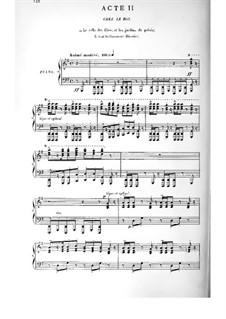 Золушка: Акт II. Аранжировка для голосов и фортепиано by Жюль Массне