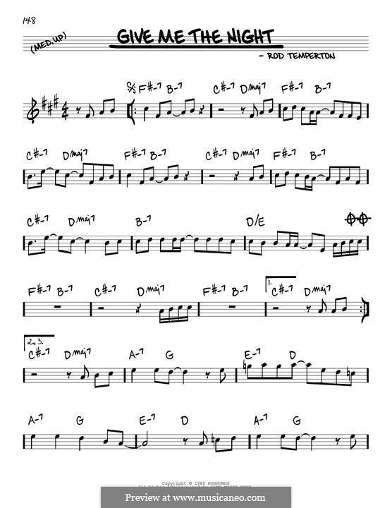 Give Me the Night: Мелодия by Rod Temperton