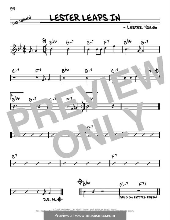 Lester Leaps in (Count Basie): Мелодия by Lester Young