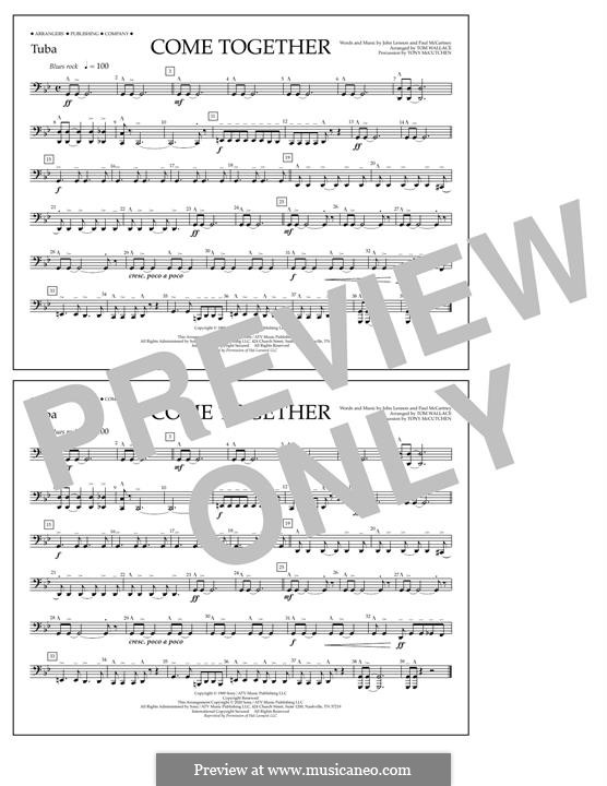 Come Together (The Beatles) Marching Band Version: Партия тубы by John Lennon, Paul McCartney