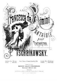 Франческа да Рамини, TH 46 Op.32: Для фортепиано в четыре руки by Петр Чайковский