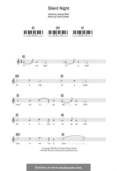 Тихая ночь: Для фортепиано by folklore