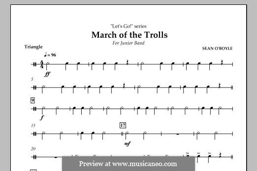 March of the Trolls: Triangle part by Sean O'Boyle