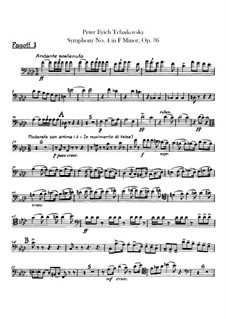 Симфония No.4 фа минор, TH 27 Op.36: Партии фаготов by Петр Чайковский