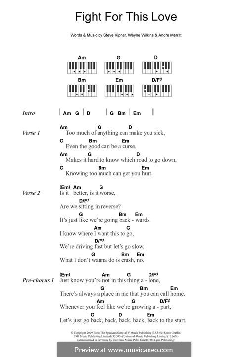 Fight for This Love (Cheryl Cole): Мелодия by Andre Merritt, Stephen Alan Kipner, Wayne Wilkins