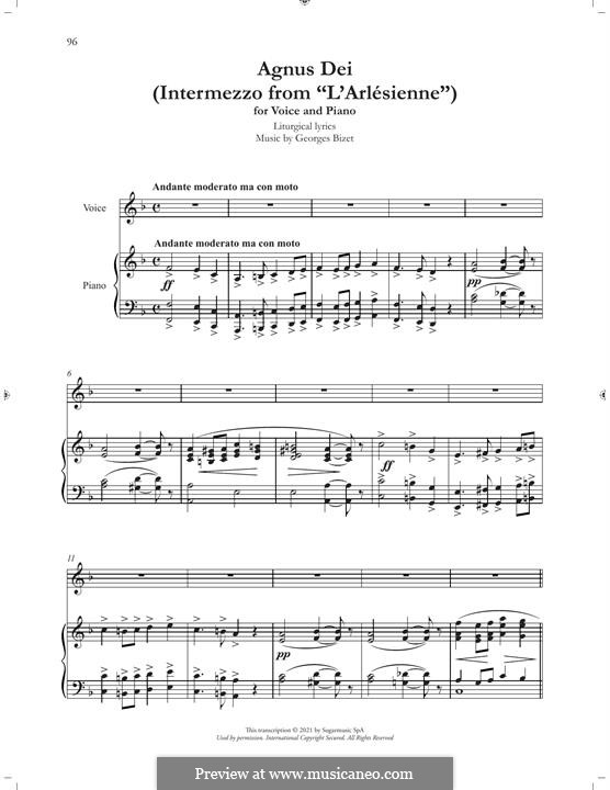 Сюита I: Agnus Dei (Intermezzo) by Жорж Бизе