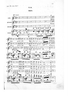 Болтуны: Акт II No.11-13, для голосов и фортепиано by Жак Оффенбах