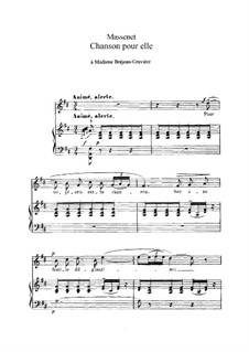 Chanson pour elle: Ре мажор by Жюль Массне