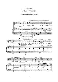 Extase printanière: In D Flat Major by Жюль Массне