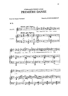 Première danse: In G Minor by Жюль Массне