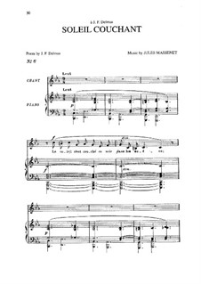 Soleil couchant: In C Minor by Жюль Массне