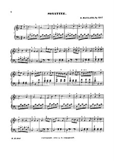 Сонатины для фортепиано, Op.150: Сонатина No.2 by Генри Майлат
