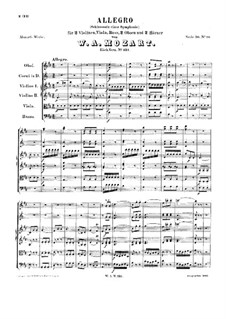 Симфония No.51 ре мажор, K.121: Аллегро by Вольфганг Амадей Моцарт