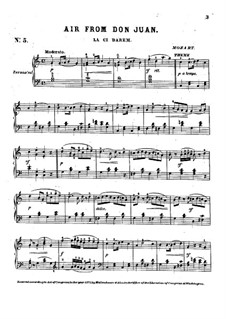 Ручку, Церлина, дай мне: Для фортепиано by Вольфганг Амадей Моцарт