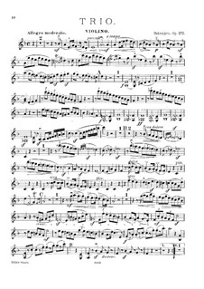 Фортепианное трио ре минор, Op.175: Фортепианное трио ре минор by Карл Готлиб Райсигер