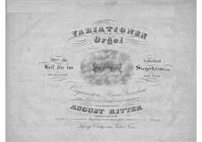 Вариации для органа: Вариации для органа by Август Готтфрид Риттер