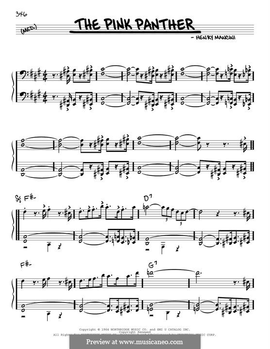 Instrumental version: Мелодия by Henry Mancini