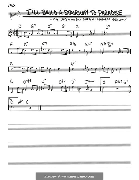 I'll Build a Stairway to Paradise: Мелодия by Джордж Гершвин