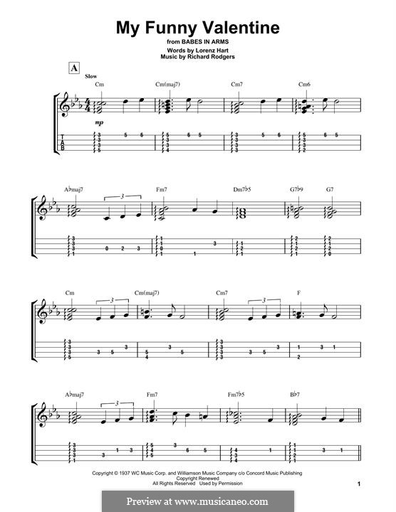 My Funny Valentine: Для укулеле by Richard Rodgers
