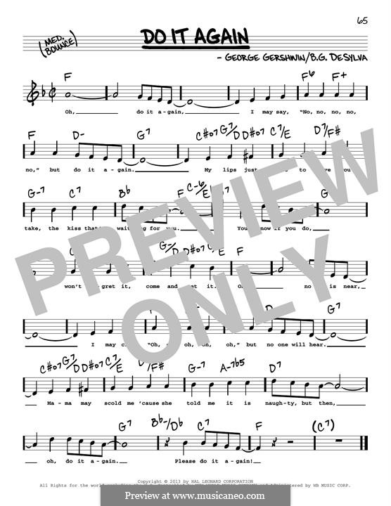 Do it Again: High voice by Джордж Гершвин