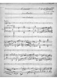 Концерт для гобоя с оркестром, Op.7: Версия для гобоя и фортепиано by Мари Грандваль