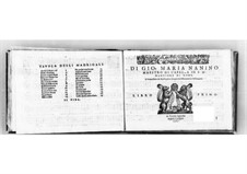 Мадригалы для пяти голосов: Книга I. Партия альта by Джованни Мария Нанино