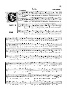 Cantate Domino canticum novum: Cantate Domino canticum novum by Грегорио Турини