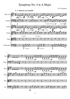 Symphony No.4 in A Major, Op.6: Symphony No.4 in A Major by E.S. Capeditiea