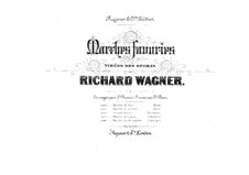 Большой марш: Для двух фортепиано в 8 рук – партия I фортепиано by Рихард Вагнер