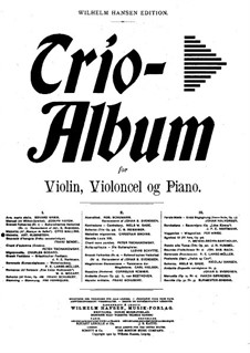 Две мелодии, Op.3: Мелодия No.1, для скрипки, виолончели и фортепиано by Антон Рубинштейн