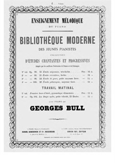 25 Etudes Pittoresques, Op.100: 25 Etudes Pittoresques by Georges Bull