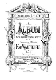Estudiantina, Op.191: Для фортепиано в четыре руки by Эмиль Вальдтойфель