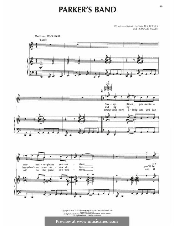 Parker's Band (Steely Dan): Parker's Band (Steely Dan) by Donald Fagen