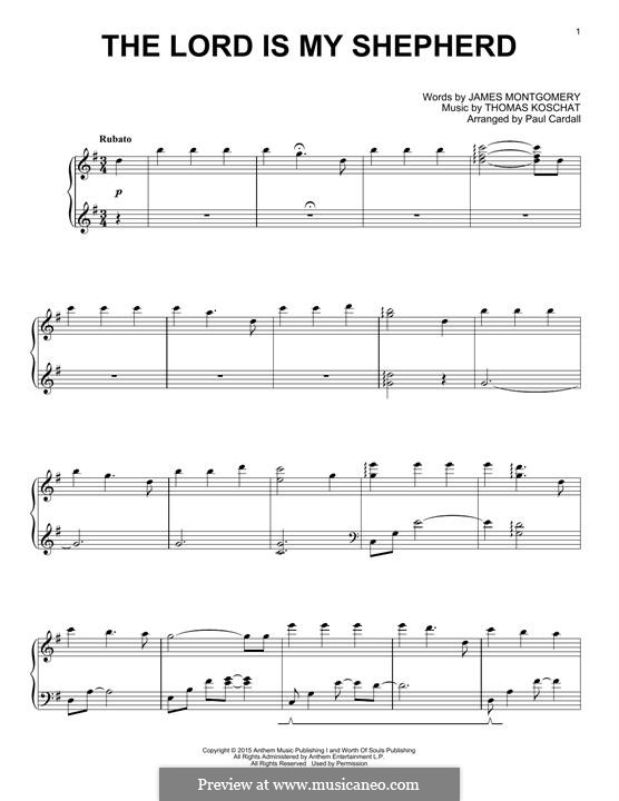 The Lord Is My Shepherd: The Lord Is My Shepherd by Томас Кошат