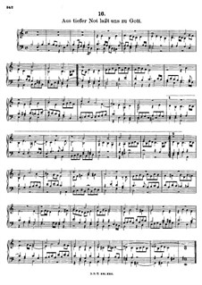 Aus tiefer Not lasst uns zu Gott, LV 27: Aus tiefer Not laßt uns zu Gott by Фридрих Вильгельм Цахов