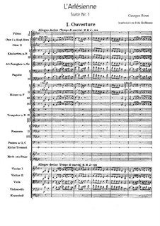 Сюита I: Партитура by Жорж Бизе