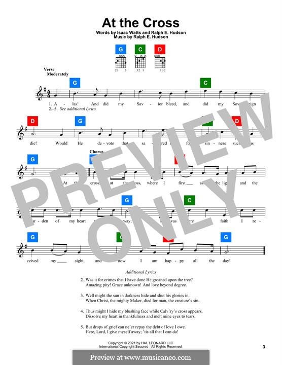 At the Cross: Мелодия by Ralph E. Hudson