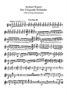 Вся опера: Партия II скрипок by Рихард Вагнер