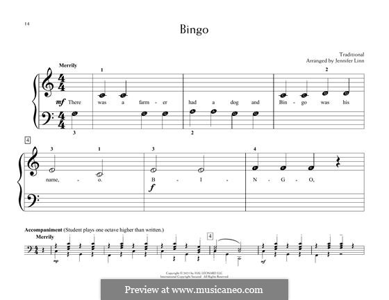 Bingo: Для фортепиано by folklore