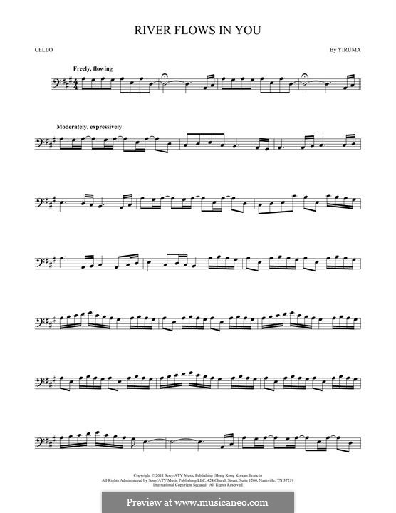 River Flows in You: Для виолончели by Yiruma