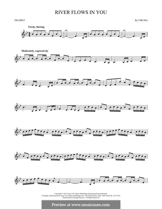 River Flows in You: Для трубы by Yiruma