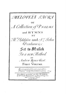 Melopeïa sacra or Collection of Psalms and Hymns: Сборник I by Andrew Roner