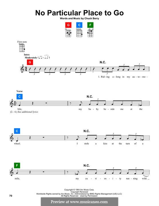 No Particular Place To Go: Для укулеле by Chuck Berry