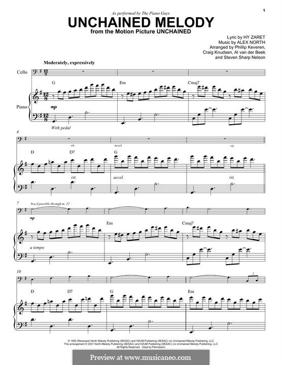 Unchained melody аккорды