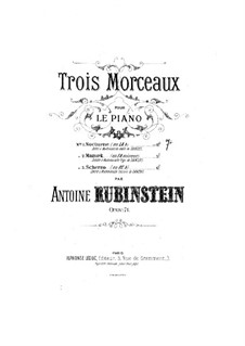Три пьесы, Op.71: No.1 Ноктюрн by Антон Рубинштейн
