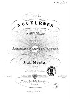 Три ноктюрна, Op.4: Сборник by Иоганн Каспар Мерц