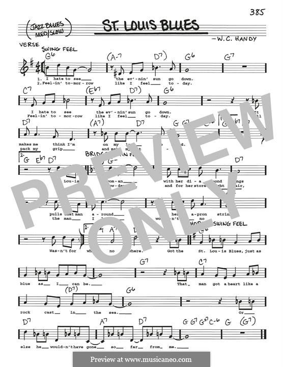 St. Louis Blues: Мелодия by Уильям Кристофер Хэнди