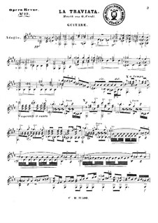 Selected melodies, Op.8: From the Opera 'La Traviata' by Джузеппе Верди